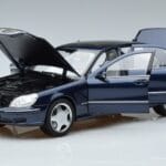 Mercedes S55 AMG W220 Blauw Norev 1:18 183817 Metaal - image 2 of 7