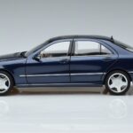 Mercedes S55 AMG W220 Blauw Norev 1:18 183817 Metaal - image 4 of 7