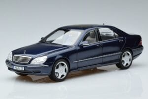 Mercedes S55 AMG W220 Blauw Norev 1:18 183817 Metaal