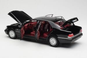 Mercedes S600 W140 Zwart Norev 1:18 183722 Metaal — afbeelding 5 van 8