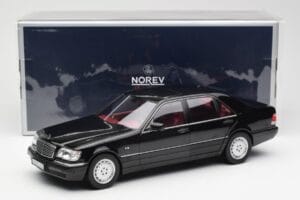 Mercedes S600 W140 Zwart Norev 1:18 183722 Metaal — afbeelding 8 van 8