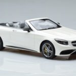 Mercedes AMG S63 A217 Cabriolet Diamond Wit GT Spirit 1:18 - image 4 of 6