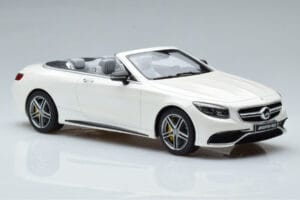 Mercedes AMG S63 A217 Cabriolet Diamond Wit GT Spirit 1:18 B66965712 Hars — afbeelding 4 van 6