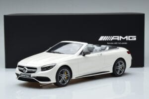 Mercedes AMG S63 A217 Cabriolet Diamond Wit GT Spirit 1:18 B66965712 Hars — afbeelding 6 van 6
