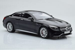 Mercedes AMG S63 C217 Coupe Zwart GT Spirit 1:18 ZM041 Hars — afbeelding 4 van 6