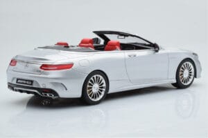Mercedes AMG S65 A217 Cabriolet Zilver GT Spirit 1:18 GT764 Hars — afbeelding 2 van 6