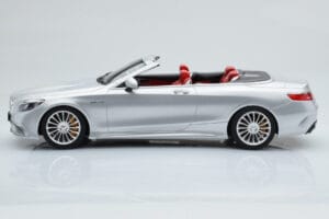 Mercedes AMG S65 A217 Cabriolet Zilver GT Spirit 1:18 GT764 Hars — afbeelding 3 van 6