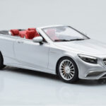Mercedes AMG S65 A217 Cabriolet Zilver GT Spirit 1:18 - image 4 of 6