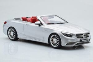Mercedes AMG S65 A217 Cabriolet Zilver GT Spirit 1:18 GT764 Hars — afbeelding 4 van 6