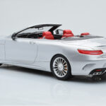Mercedes AMG S65 A217 Cabriolet Zilver GT Spirit 1:18 - image 5 of 6