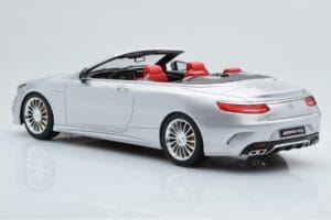 Mercedes AMG S65 A217 Cabriolet Zilver GT Spirit 1:18 GT764 Hars — afbeelding 5 van 6