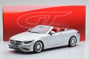 Mercedes AMG S65 A217 Cabriolet Zilver GT Spirit 1:18 GT764 Hars — afbeelding 6 van 6