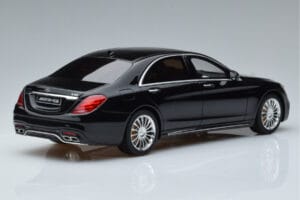 Mercedes AMG S65 W222 Zwart GT Spirit 1:18 GT228 Hars — afbeelding 2 van 6