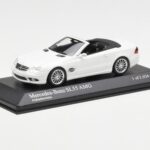 Mercedes SL 55 AMG R230 Wit Minichamps 1:43 - image 2 of 4