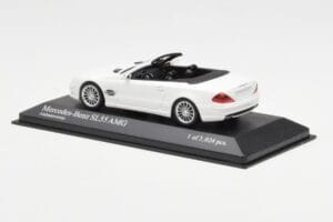 Mercedes SL 55 AMG R230 Wit Minichamps 1:43 400036170 Metaal — afbeelding 3 van 4