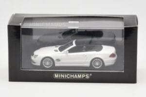 Mercedes SL 55 AMG R230 Wit Minichamps 1:43 400036170 Metaal — afbeelding 4 van 4