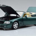 Mercedes SL500 R129 Groen Metallic Norev 1:18 183753 Metaal - image 2 of 8