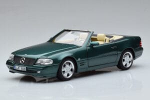 Mercedes SL500 R129 Groen Metallic Norev 1:18 183753 Metaal