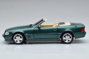 Mercedes SL500 R129 Groen Metallic Norev 1:18 183753 Metaal — afbeelding 5 van 8