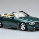 Mercedes SL500 R129 Groen Metallic Norev 1:18 183753 Metaal - image 6 of 8