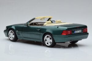 Mercedes SL500 R129 Groen Metallic Norev 1:18 183753 Metaal — afbeelding 7 van 8