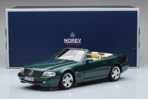 Mercedes SL500 R129 Groen Metallic Norev 1:18 183753 Metaal — afbeelding 8 van 8