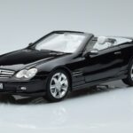 Mercedes SL500 R230 Zwart Norev 1:18 183840 Metaal