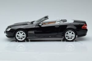 Mercedes SL500 R230 Zwart Norev 1:18 183840 Metaal — afbeelding 4 van 8
