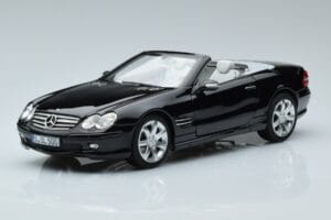 Mercedes SL500 R230 Zwart Norev 1:18 183840 Metaal
