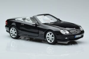 Mercedes SL500 R230 Zwart Norev 1:18 183840 Metaal — afbeelding 5 van 8