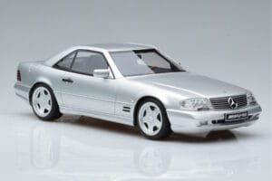 Mercedes SL 73 AMG R129 Brilliant Zilver Otto 1:18 OT240 Hars — afbeelding 4 van 6