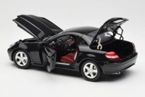 Mercedes SLK R171 Obsidian Zwart Metallic Minichamps 1:18 B66962319 Metaal — afbeelding 6 van 9