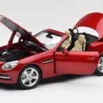 Mercedes SLK R172 Designo Zircon Rood Minichamps 1:18 B66960513 - image 2 of 8