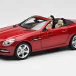 Mercedes SLK R172 Designo Zircon Rood Minichamps 1:18 B66960513