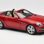Mercedes SLK R172 Designo Zircon Rood Minichamps 1:18 B66960513 - image 6 of 8