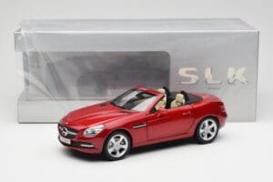 Mercedes SLK R172 Designo Zircon Rood Minichamps 1:18 B66960513 Metaal — afbeelding 8 van 8