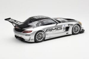 Mercedes SLS AMG GT3 #96 M. Hakkinen AMG Customer Sports 6 Hours of Zhuhai ILMC 2011 Minichamps 1:18 B66960197 Metaal — afbeelding 2 van 6