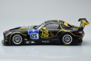 Mercedes SLS AMG GT3 Rowe Racing #125 Zehe / Bullitt / Renger / Hartung ADAC 24 Hours of Nurburgring 2013 Minichamps 1:18 151 — afbeelding 3 van 6