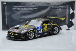 Mercedes SLS AMG GT3 Rowe Racing #125 Zehe / Bullitt / Renger / Hartung ADAC 24 Hours of Nurburgring 2013 Minichamps 1:18 151 — afbeelding 6 van 6
