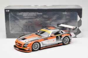 Mercedes SLS AMG GT3 #1 Team Abu Dhabi By Black Falcon K. Al Qubaisi / Edwards / M. Bleekemolen / B. Schneider Winners 24H Du — afbeelding 6 van 6