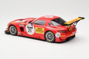 Mercedes SLS AMG GT3 #35 Team Black Falcon T. Heyer / Jafer / Lemeret 24 Hours of Spa 2011 Minichamps 1:18 151113135 Metaal — afbeelding 5 van 6