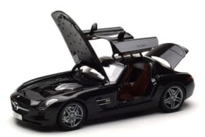 Mercedes SLS AMG Obsidian Zwart Metallic Minichamps 1:18 B66960042 Metaal — afbeelding 2 van 7