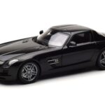 Mercedes SLS AMG Obsidian Zwart Metallic Minichamps 1:18 B66960042