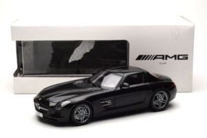 Mercedes SLS AMG Obsidian Zwart Metallic Minichamps 1:18 B66960042 Metaal — afbeelding 7 van 7