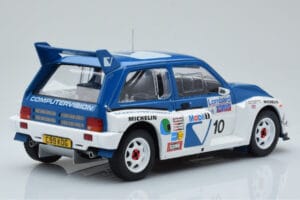 MG Metro 6R4 #10 M. Wilson / N. Harris RAC Rally 1986 IXO 1:18 18RMC068A Metaal — afbeelding 2 van 6