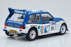 MG Metro 6R4 #14 D. Llewellin / P. Short RAC Rally 1986 IXO 1:18 18RMC068C Metaal — afbeelding 2 van 6