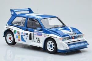 MG Metro 6R4 #14 D. Llewellin / P. Short RAC Rally 1986 IXO 1:18 18RMC068C Metaal — afbeelding 4 van 6