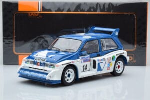 MG Metro 6R4 #14 D. Llewellin / P. Short RAC Rally 1986 IXO 1:18 18RMC068C Metaal — afbeelding 6 van 6