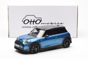 Mini Cooper S F56 Island Blauw Otto 1:18 OT982 Hars — afbeelding 6 van 6
