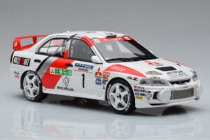 Mitsubishi Lancer Evo 4 T. Makinen / S. Harjanne Rally Catalunya 1997 Otto 1:18 OT409 Hars — afbeelding 4 van 6